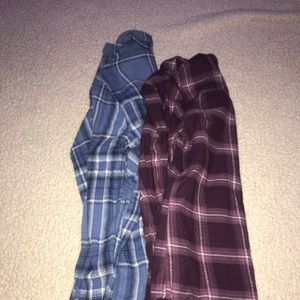 Plaid button up bundle!